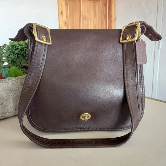 Coach Stewardess Bag #9525, 1996, Mahogany Brown - Picture 9 of 16